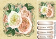 Beautiful Coffee and Cream Roses on a Ornate Mat 5,