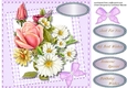 Mixed Flowers in a Saddle Stitched Frame 2,
