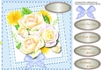 Stunning Roses in a Saddle Stitched Frame