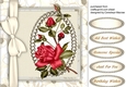 Beautiful Red rambling Rose on Sepia 4