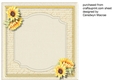 Blank 8x8 Incert Sunflowers