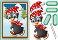 Lovely A5 Walking Penguin 
