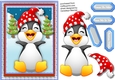 Lovely A5 Happy Penguin 