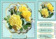 Beautiful Yellow  Roses on a Bracket Frame  2