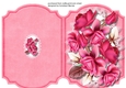 Print, Cut, and Fold, Deep Pink Roses 