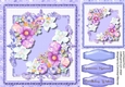 Summer Flowers  in Ornate Frame 