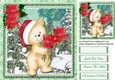 Lovely Poinsettia Bear