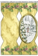 Large D.L. Print, Cut, and Fold , Christmas Scene