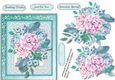 Beautiful Watercoloured roses on Lace 2