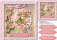 Pink Roses in a Lace mat