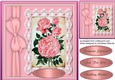 Beautiful Pink Roses and Side Bow 3