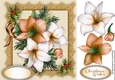 festive Amaryllis in Gold and Cream