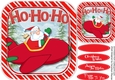Ho-Ho-Ho- Santas Flying High ( Red)