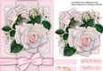 Stunning Soft Pink Roses on a Lace Mat