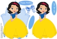 Beautiful Princess in Blue
