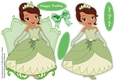 Beautiful Princess in Green