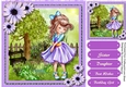 Beautiful Girl in Lilac