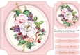 Beautiful Roses on a Oval and Cut Out Mat
