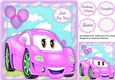 little lilac Birthday Car