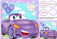 little Mauve Birthday Car
