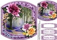 Beautiful Dalihas in Glitter Frame