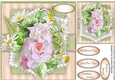 Beautiful Watercolor Roses on Lace