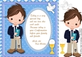 Lovely Boys Comfirmation Card with Verse ( Dark Hair)