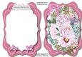 Tent Card, Pink Roese and Bow