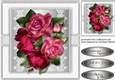 Stunning Roses on a Silver lace Mat 6
