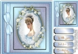 Beautiful Vintage Lady in a oval mat