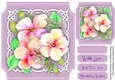 Beautiful Boho Pencil Flowers on Celtic Lace 
