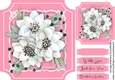 Beautiful White Roses on Celtic Lace