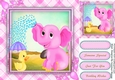 Pink Ellie Showering Duckie