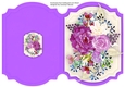 Print, Cut and Fold Beautiful Plum Roses 