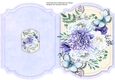 Print, Cut and Fold Beautiful Blue Roses 