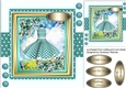 Beautiful Aqua Polka dress