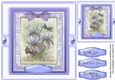 Beautiful Lilac Itises and Butterflys 