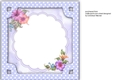 Beautiful Fashionably Florals Blank Incert