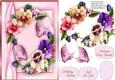 Beautiful Pansys and Butterflys
