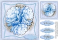Beautiful Blue Peony Roses