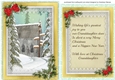 Christmas Greetings with Verse , Granddsaughter 9,