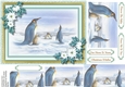 Beautiful Artic Scene 3 Pyramid Penguins