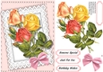 Beautiful Roses on lace 