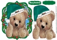 Fuzzy Bears Christmas Hat , Green