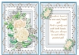 Beautiful White Roses with Anniversary Verse
