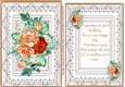 Beautiful Buff Roses with Birthday Vers Verse