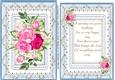 Beautiful Pink Roses with Birthday Verse