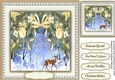 Beautiful Christmas Scene with Stag 