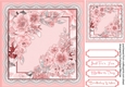 Beautiful Roses on a Vintage Lace Frame1