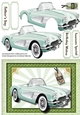Its A Mans World ? , green Retro Car